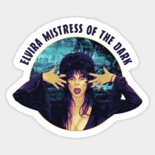 Elvira Mama Creepy Classic Sticker